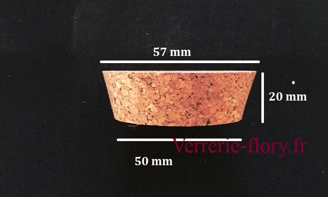 bouchon de lige plat h 20 mm 2